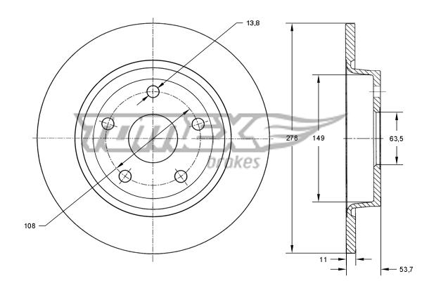 TOMEX Brakes TX 73-94...